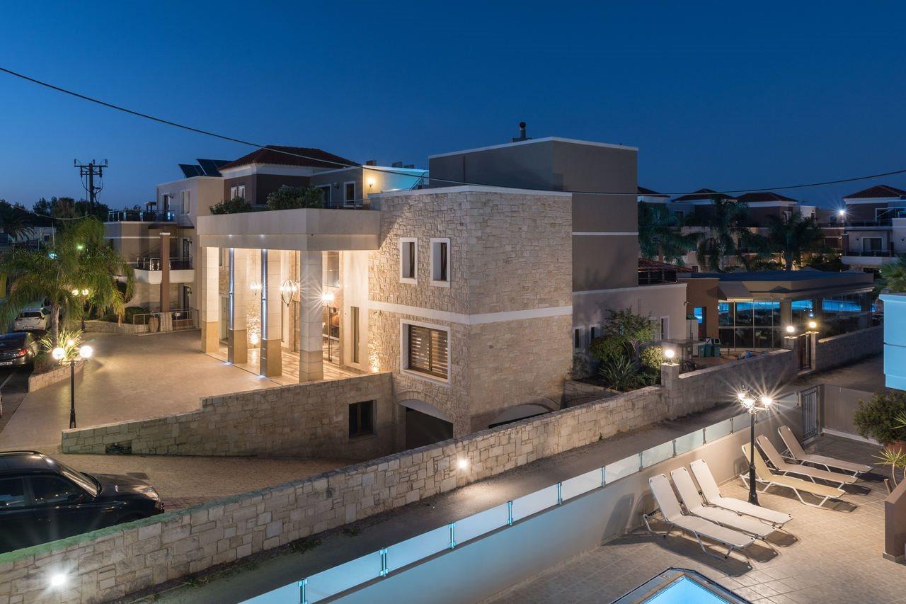 Okeanis II Aparthotel Kato Daratso Bagian luar foto